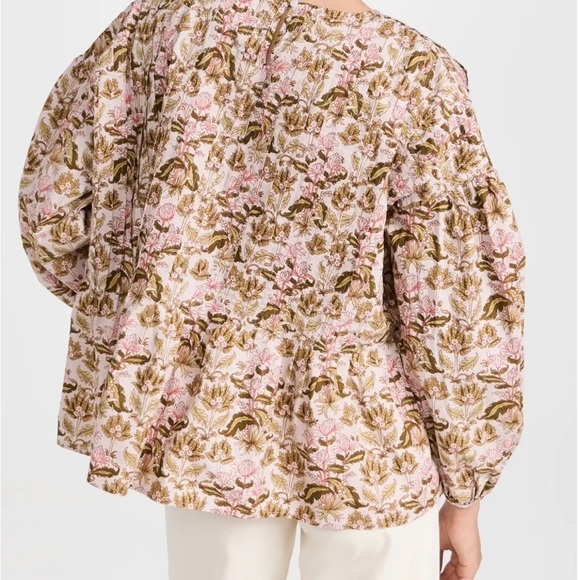 Meadows Fig Top in Botanical Print - Picture 3 of 11